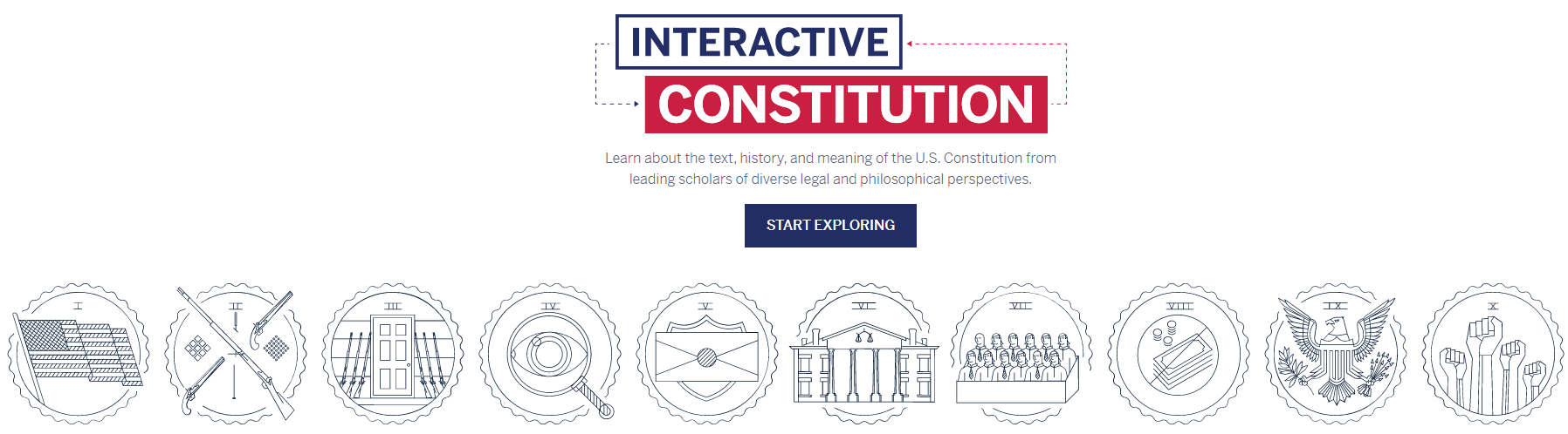 Interactive Constitution - constitutioncenter.org Website