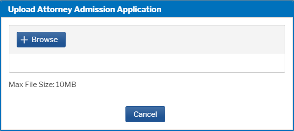 PACER Document Upload Form