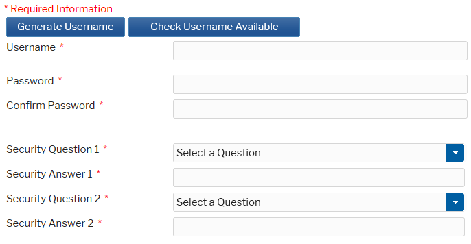 PACER Register for an Account